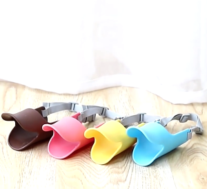 Anti Bite Silicone Duck Mouth Shape Anti-bark Dog Muzzle Masks Pet Mouth Set Bite-proof Pet Muzzle Mouth