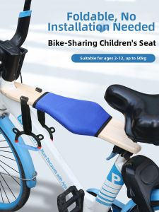 TOOKTRO | Portable Foldable Front Childrens Bike Seat
