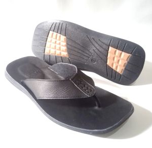 Sandal pria kulit asli.model jepit