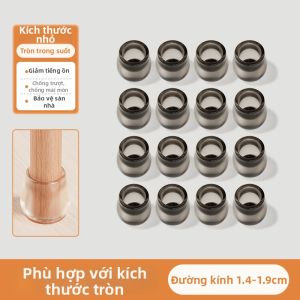 MANJIELI | Bảo Vệ Chân Ghế Chống Trượt Không Tiếng Ồn Gel Silica