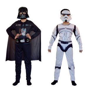 Star-Cuộc Chiến Tranh Trang Phục Cho Trẻ Em bữa tiệc Halloween Cung Cấp Lính Stormtrooper Đế Chế Trang Phục Cosplay Với Áo choàng Mặt Nạ Trẻ Em Quần Áo Chàng Trai trang phục nhập vai Cho Trẻ Em