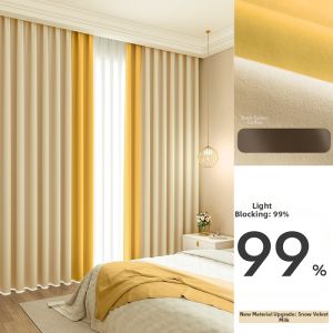 WEILAISHI | Full Blackout Light Luxury Curtains