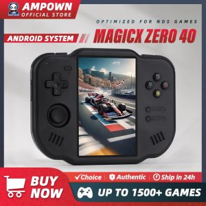 AMPOWN ZERO 40 Video Game Console 4 IPS Multi-touch Screen Android System A133P Support Wifi Bluetooth Vibration Motor for NDS
