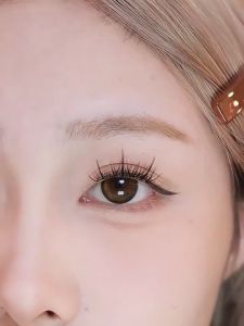 สินค้าส่งเร็ว ZHIXIAN ขนตาปลอมแบบช่อ ทรงสวยแบบธรรมชาติ มีกาวในตัว ใช้งานง่าย Q/ODDT001