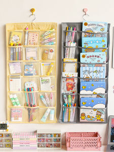 Fabric Wall-Mounted Hanging Bag: Wardrobe Organizer & Dormitory Storage