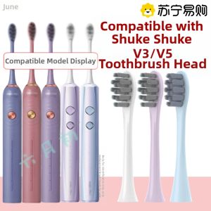Initial June Compatible Sakypro Electric Toothbrush Heads V3/V5 Universal Replacement Toothbrush Heads Adult Gum Care Normal Specification