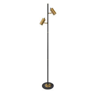 Nordic Luxury Adjustable Double Head Floor Lamp for Living Room Bedroom Study Sofa Sample Room Iron And Aluminum Decorative Lamp