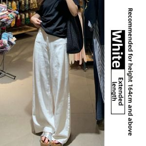 LANMENGYA | High Waist Slimming Vintage Style Linen Pants
