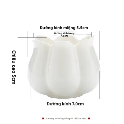 HENANSHENGZHONG | Đốt Hương Phong Cách Cổ Điển Gốm Sứ Trắng Nhỏ Đa Năng