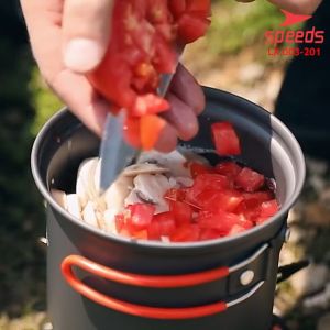 SPEEDS Alat Masak Camping 2in1 Piknik Portable Serbaguna Outdoor 003-201