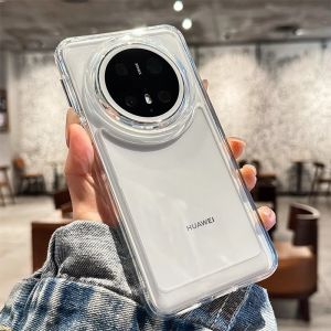 Huawei Mate70Pro Silicone Phone Case New Model Full Cover Anti-Fall Transparent Mens Womens Soft Shell Protective Cover