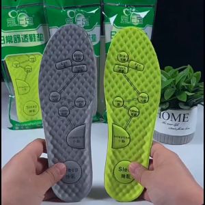 [ NGÃI CỨU ] Miếng Lót Thoáng Khí Hút Ẩm Chống Mùi Hôi Chân Ngải Cứu Dành Cho Nam Và Nữ Một Mảnh Thay Mặt Phân Phối Massage Thể Thao Đứng Lâu Không Mỏi