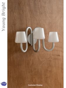 Vintage Opal Glass Wall Light