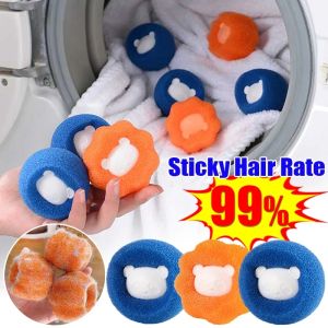 6/4pcs Magic Laundry Ball Pet Clothes Hair Remover Household Removes Hair Cleaning Tools Washing Machine Hairs Catcher Reusable