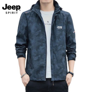 Jeep Spirit 1941 estd áo khoác Jacket thể thao nam 2024 mùa xuân Áo Khoác Nam mùa xuân thời trang không thấm nước Áo khoác cho nam ngoài trời