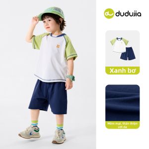 DUDUJIA | Bộ Quần Áo Hè Cho Bé T-Shirt và Quần Ngắn