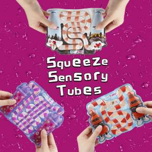 Decompression Water Bag Squishy Sensory Fidget Toys for KidsSensory Tube Liquid Toy Filled