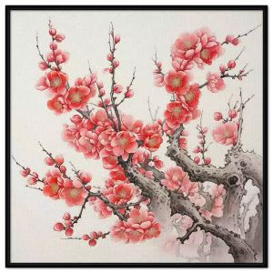 Tranh Treo Tường Canvas tranh dán tườngTranh Tết Hoa Đào CGI-63
