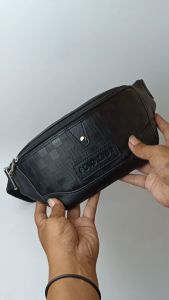 POLOZADA | Waistbag Pria Original Polozada | Tas Selempang Pria Kulit Sintetis Premium