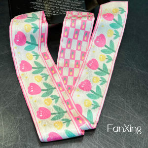 Khăn Choàng Lụa in Hoa Thiết Kế Ban Đầu Đa Năng Thời Trang Nhỏ Dọc Buộc Tóc Khăn Quàng Cổ Nữ Khăn Quàng Cổ Mùa Xuân Thu