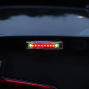 【Malaysian Spot Goods】Solar Charging Mini Warning Taillights LED car Motorcycle Tail Lights Anti-collision Taillight Strobe Lamp