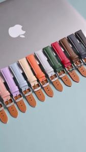 Genuine Leather Watch Strap 18mm 20mm 22mm Quick Release Men Women Cowhide Universal Replace Bracelet Wachband