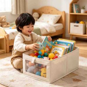 Organizers Cabinets and Drawers Fabric Foldable Boxes for Bedroom Wardrobe