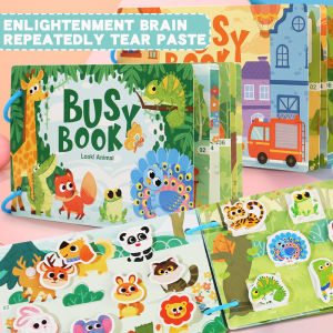 Montessori Baby Busy Book My First Quiet Book วางการเรียนรู้การศึกษาของเล่นเด็กเกมจับคู่ของเล่นสําหรับเด็ก 1 2 3 ปี