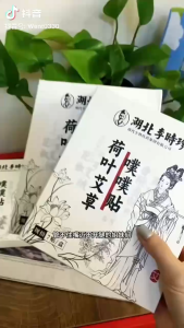 K7155 Tampalan Daun Teratai dan Mugwort (2 kotak 60 tampalan) / K7155 荷叶艾草噗噗贴 (2盒60贴) / K7155 Lotus Leaf and Mugwort Patch (2 boxes 60 patches)