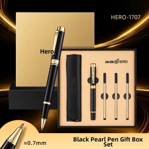 HERO | Business Gift Pen Set Metal Signature Pen Boxed Set for Calligraphy and Office