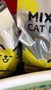 6L Mixed Cat Litter Tofu And Bentonite For Cat And Kitten Cat Litter Sand