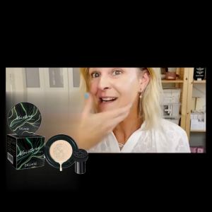 EELHOE Cushion dengan Kepala Jamur BB Cream untuk Menutupi Kekurangan pada Wajah Mencerahkan dan Membuat Makeup Natural dengan Foundation