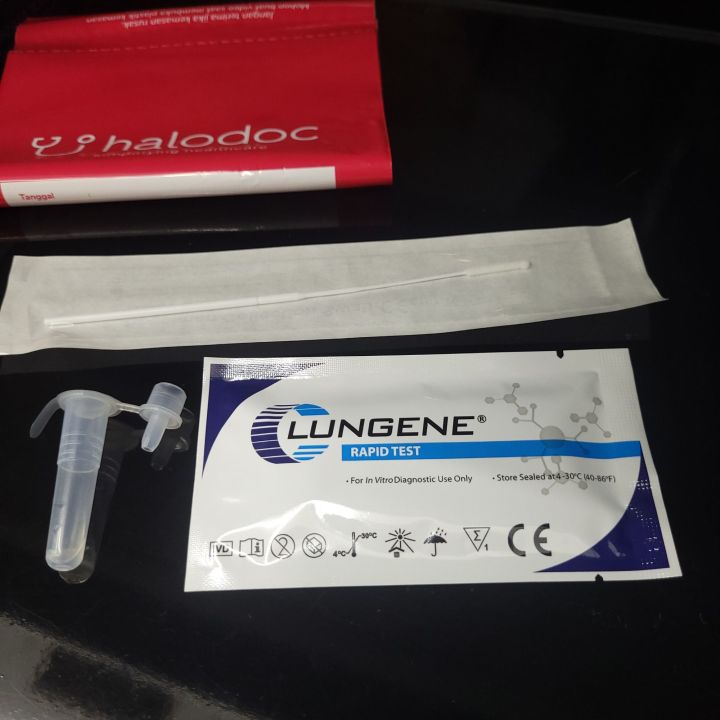 clungene Lungene alat swab antigen rapid test akurat original