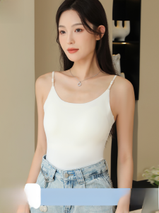 MiiOW | Áo ba lỗ không tay màu trơn dành cho nữ MiiOW Pure Color Vest nữ có đệm ngực tích hợp thời trang mùa hè thường ngày dài vừa phải