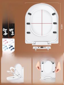Toilet Cover Home Versatile Replacement Accessories Complete Collection of Old-Style Dual-Use Cover Plate for Children and Mothers Thickened Potty Seat Matching