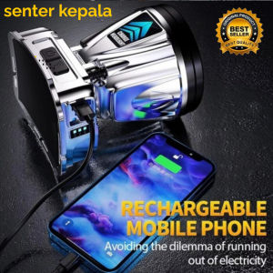 Lampu Depan Luar Ruangan 500 Watt Senter Kepala Super Terang Lampu Depan Led USB Isi Ulang Tahan Air Lampu Senter Kepala Pengisian Daya 1865000mah 900 Jam Luar Ruangan USB Isi Ulang Tahan Air Senter Kepala Penerangan 30000m TERLARIS