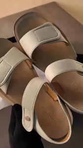 MICHAELA Velcro Chunky Slingback Sandals 5CM Korean Breathable Anti-Slip for Daily Trip SH7522255 CL