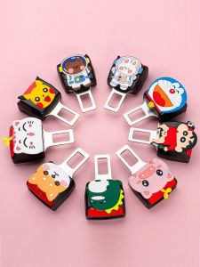 Car Safety Belt Extension Fixator Cute Decorative Buckle Fork Head Plug in Interior Socket Adjustable Car Safety Accessories