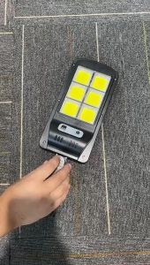 โคมไฟโซลาเซลล์ ไฟถนน โคมไฟถนน 120led 320W ไฟเซ็นเซอร์ solar cell ไฟโซล่าเซลล์ พลังงานแสงอาทิตย์ Solar Street Light