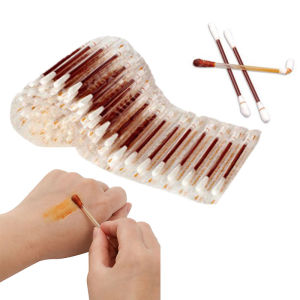 Outdoor First Aid Stick Disposable Iodine Cotton Swab Medical Alcohol Emergency Wound Treatment Travel Outdoor Bruise Care
