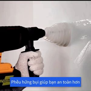 Hứng Bụi Máy Khoan Tường Trần Bê Tông Túi Hứng Bụi Khoan Rút Lõi An Toàn Hút Bụi Sạch Sẽ