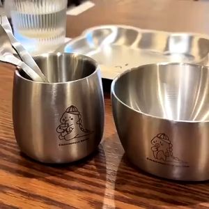 Khay ăn dặm inox cho bé khay inox hình thú khay ăn cho trẻ em bộ khay ăn inox an toàn cho em bé bộ ăn dặm cho bé