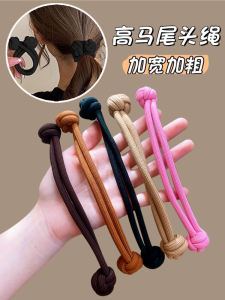Fangyi 2024 New Womens High Elasticity Hair Rope with Thick Horse Tail Style Necklace Freshly Baked Japanese and South Korean Inspired Hair Accessories