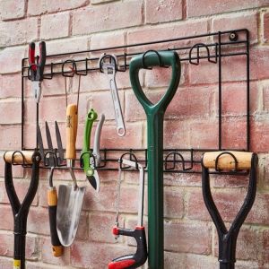 Metal Grid Hanging Storage Rack