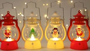 Đèn Lồng Trang Trí Giáng Sinh - Phụ Kiện Decor Cây Thông Noel Ruffo Dễ Thương 2024 Nhiều Mẫu Mã Tặng Kèm Pin