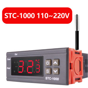 Digital Temperature Controller STC-1000 220V 12V two relay Thermostat controller for incubator Heating Cooling Thermoregulator