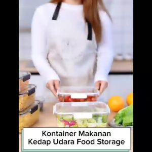 Kontainer Makanan 1800ml N82 Kedap Udara Kotak Makanan