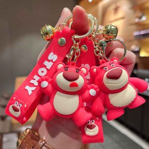 Toy Story Strawberry Bear Keychain Pendant Animation Piece Doll Cartoon