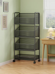 WUBUWEI | Multilevel Movable Bookshelf Cart