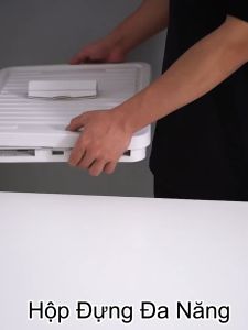 Thùng Gấp Gọn 45 Lít Đa Năng Cao Cấp Có Nắp Đậy Lớn Hộp Đựng Đồ Quần Áo Đồ Chơi Sách vở